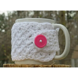 Crocheted Cup Cozy Handmade Coffee Mug or Tea Warmer